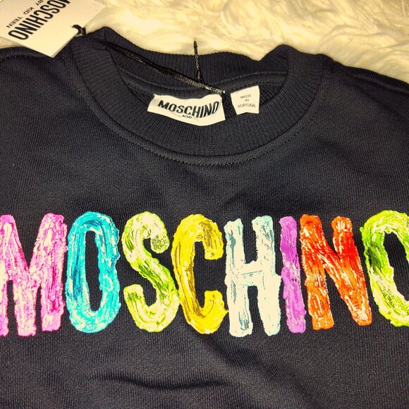 MOSCHINO GIRLS TRACK COLOFUL PANTS SET - Picture 2 of 11